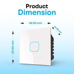 1 Gang Smart Touch Switch White