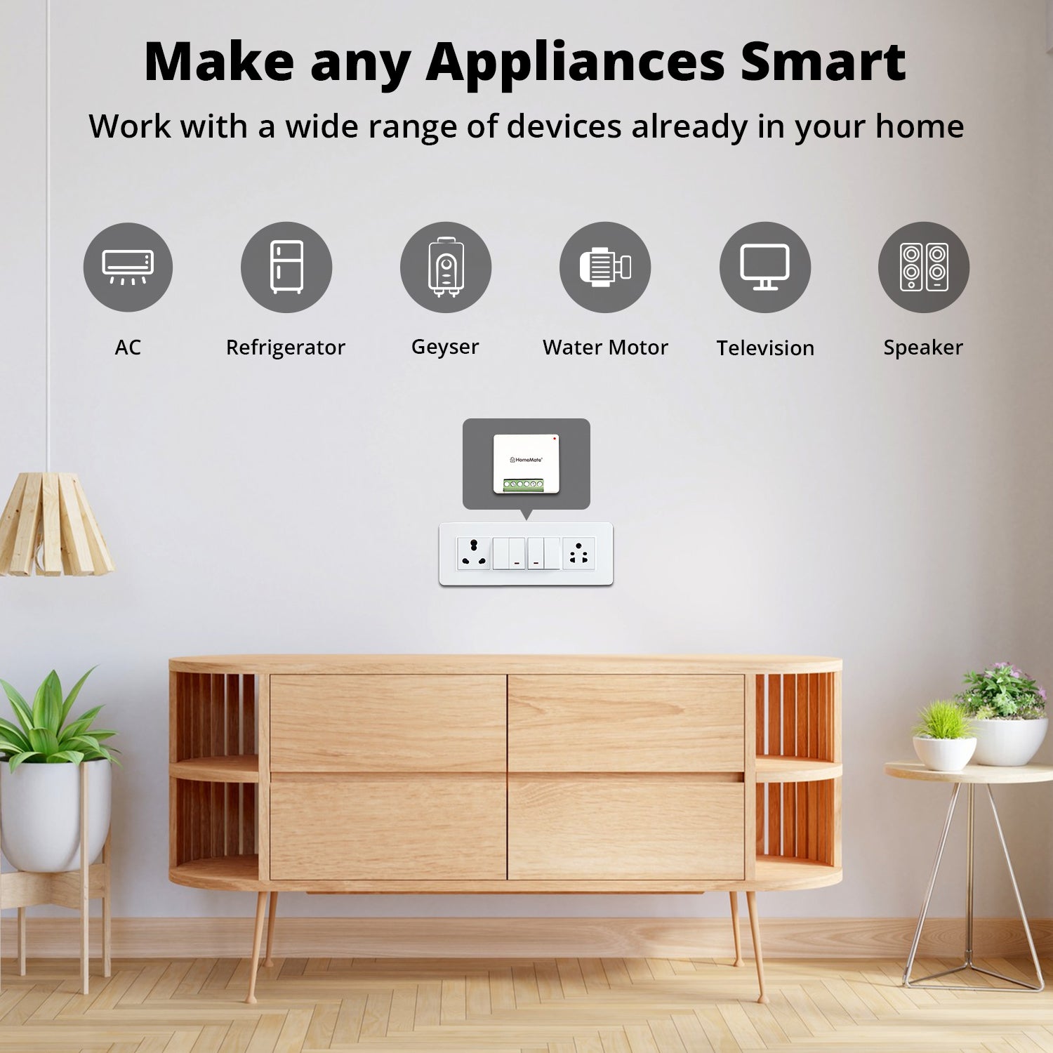 Smart Dimmer In-Wall Switch