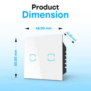 2-Way Smart Touch Switch White
