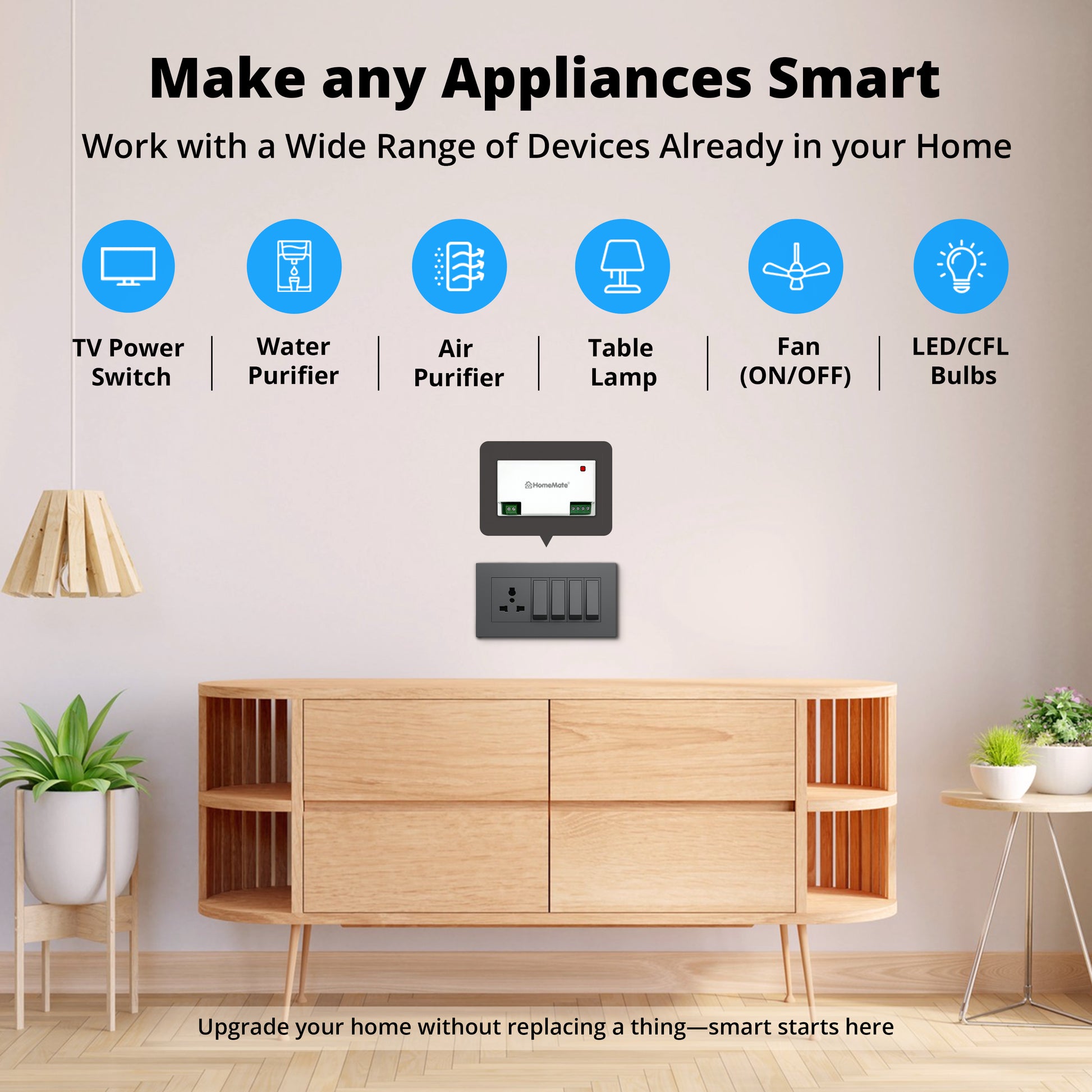 4-Node In-wall Smart Switch