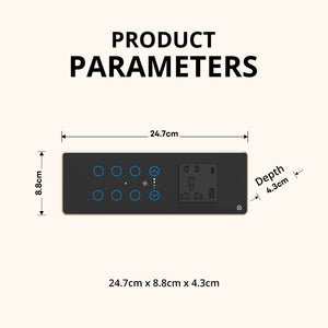 6+1 Fan Touch Panel