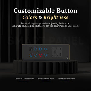 Smart Touch Panel 8 Switch 1 Socket