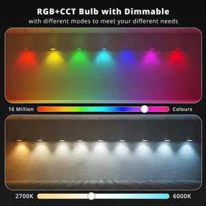 Smart RGB+CCT LED Bulb