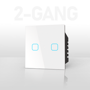 2 Gang Smart Touch Switch White