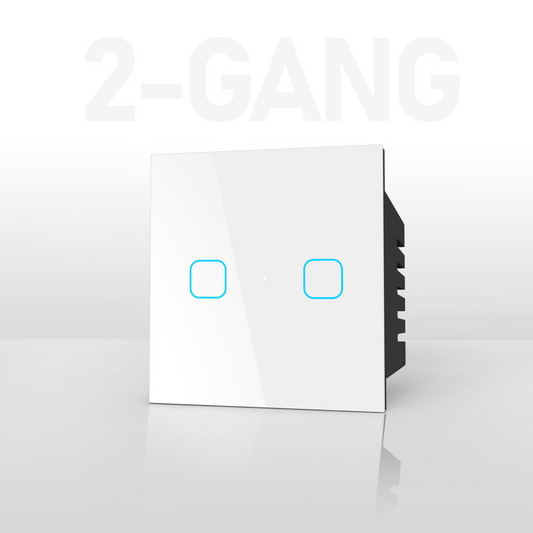 2 Gang Smart Touch Switch White