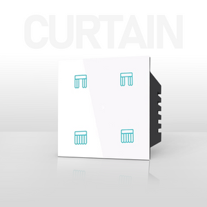 Smart Curtain Touch Switch White