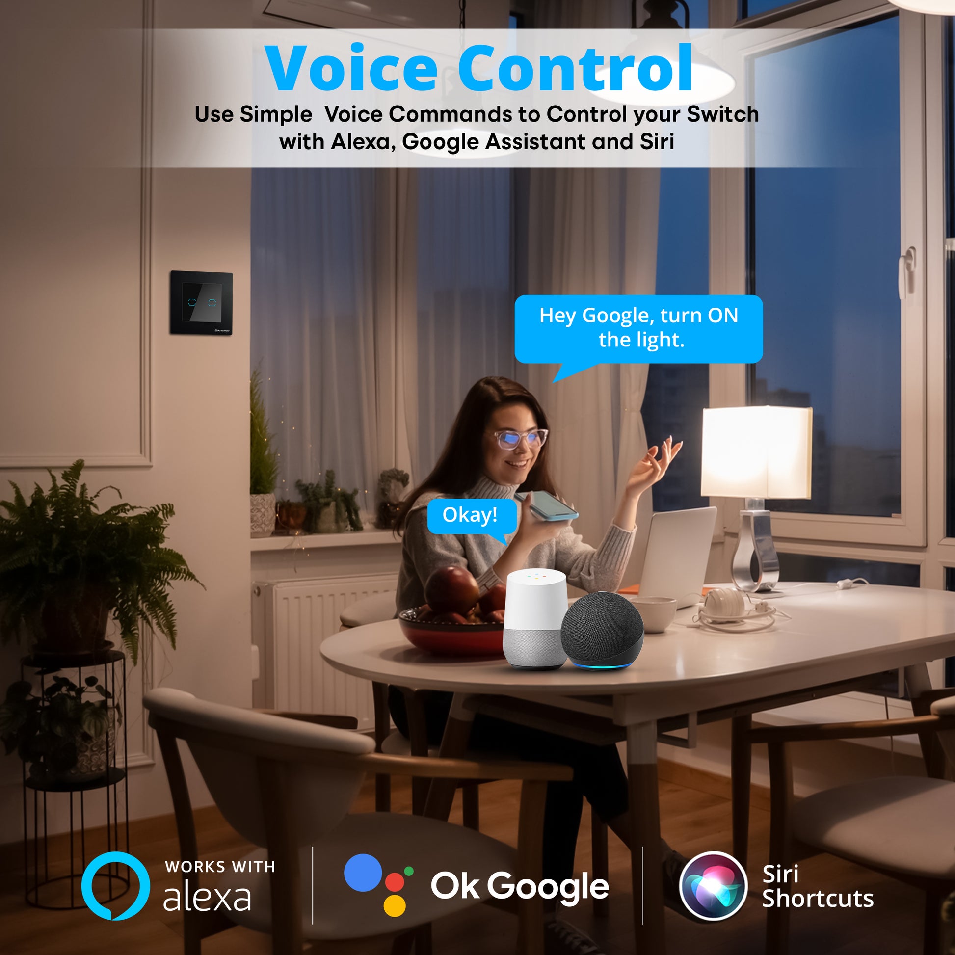 2-Way Smart Touch Switch