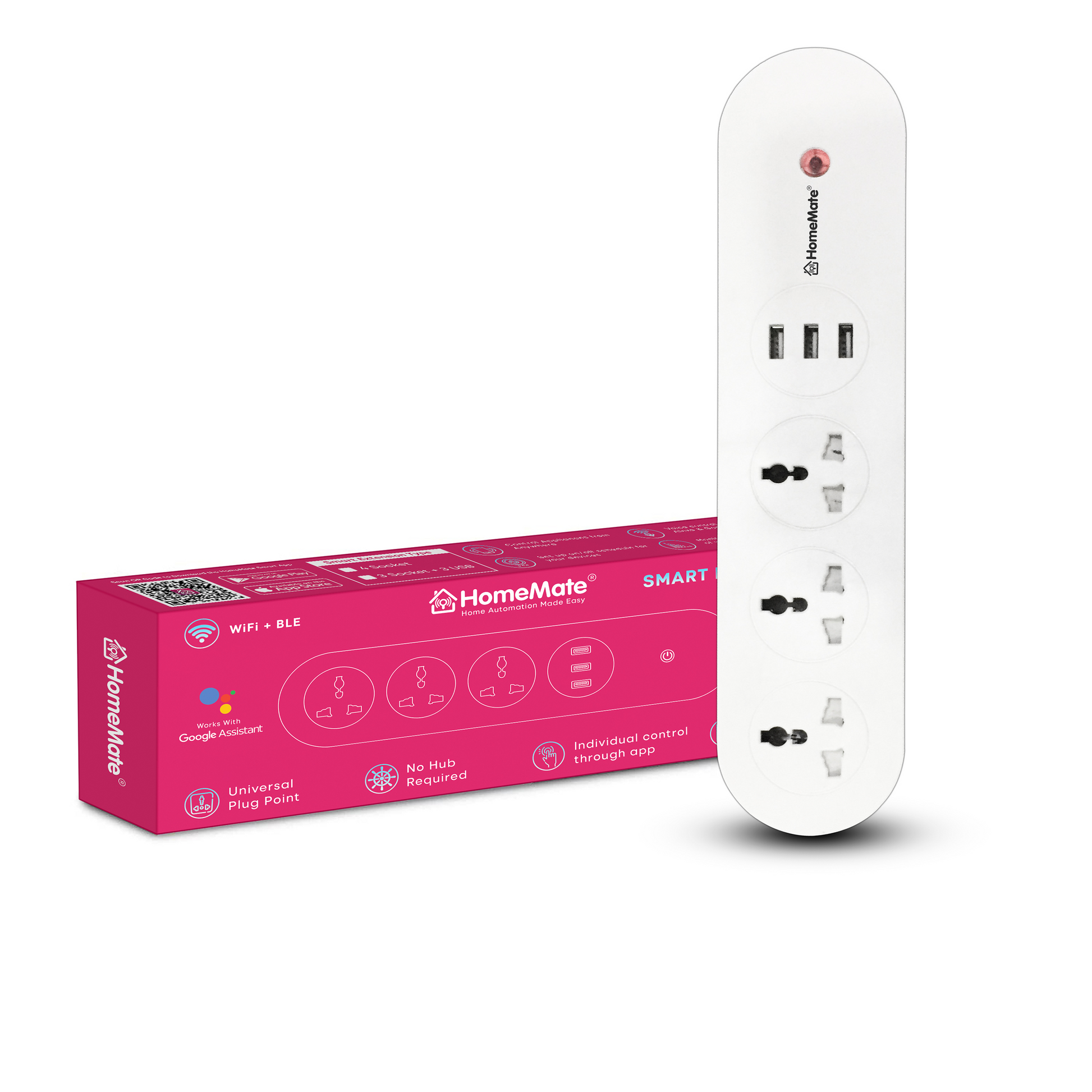 WiFi + BLE Smart Power Strip Extension