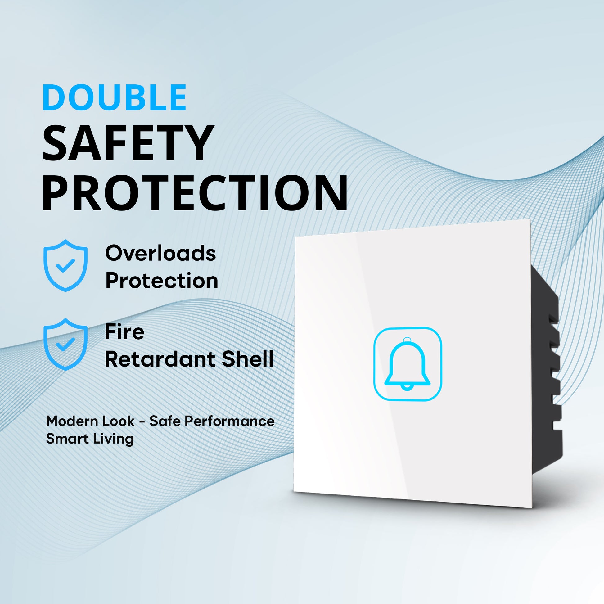 Doorbell Touch Switch White